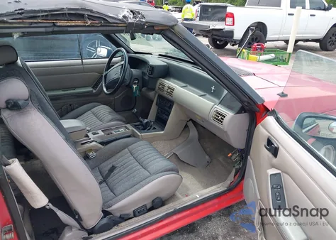 1992 Ford Mustang Lx из США, поврежденный, VIN 1FACP44E6NF168239